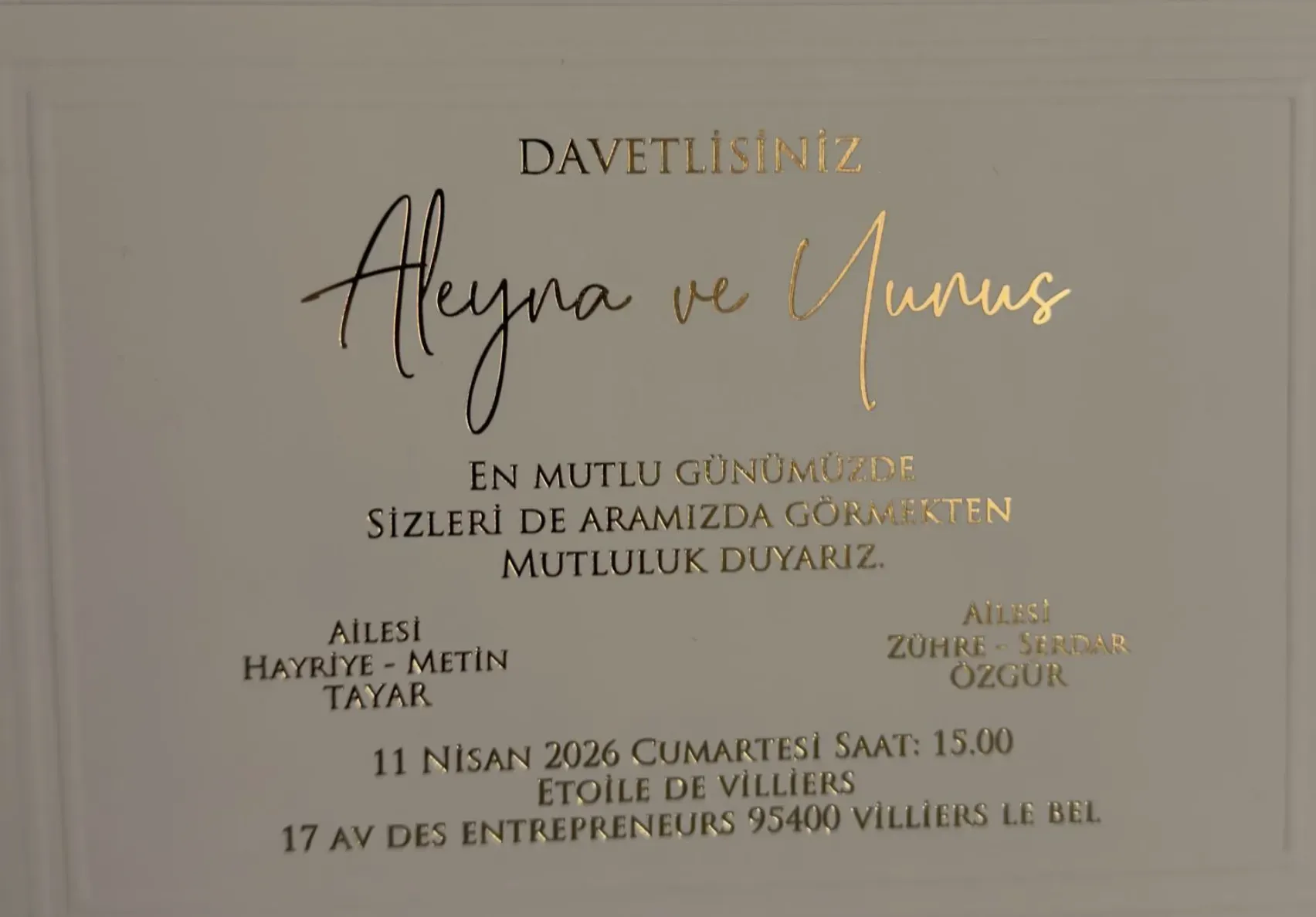 Aleyna ve Yunus | Düğünü