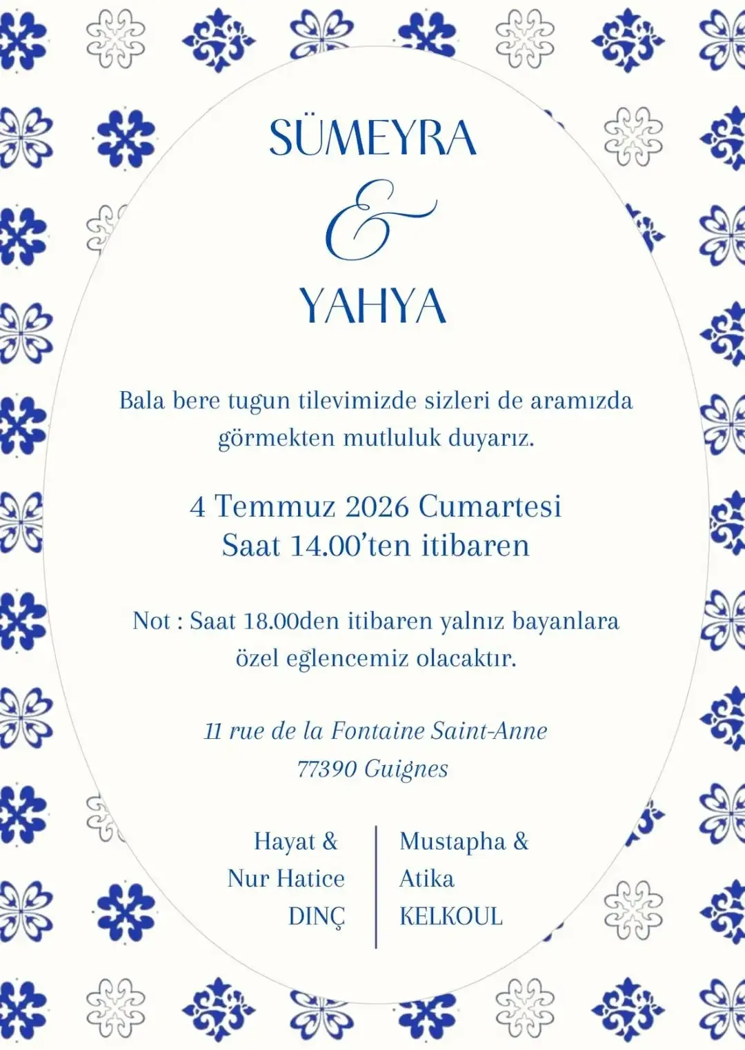Sümeyra ve Yahya'nın balabertin toyu
